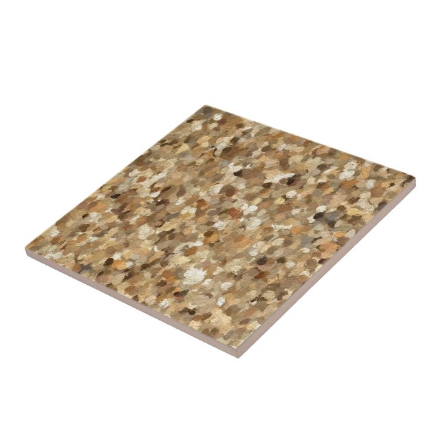 Shades of brown judiciary rocks 1293 ceramic tile (Side)