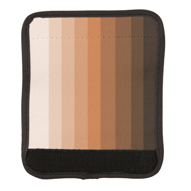 Shades of Brown Luggage Handle Wrap (Front)