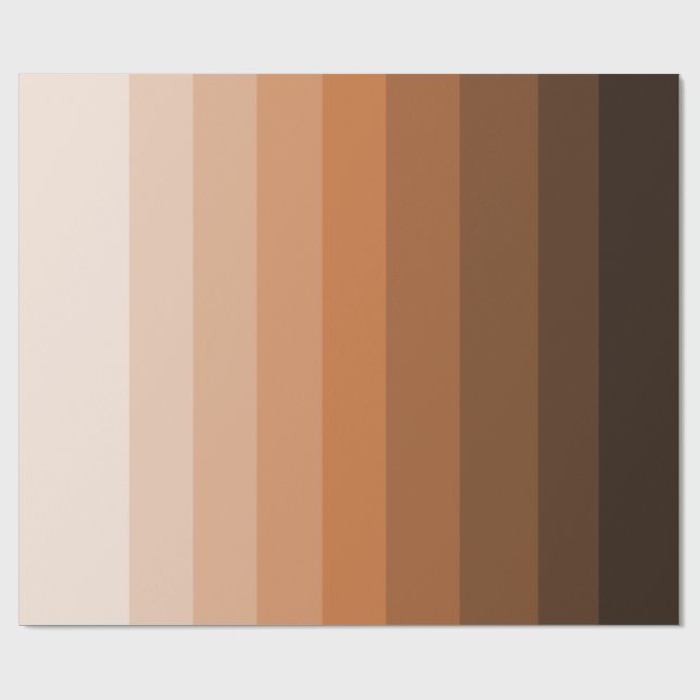 Shades of Brown Wrapping Paper (Flat)