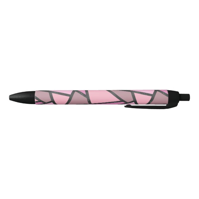 Shades of coral stained glass pattern pen (Bottom)