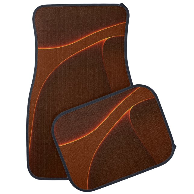 Shades Of Electric Aurora Chocolate Car Mat (Set)