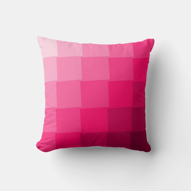 shades of fuchsia pillow (Front)