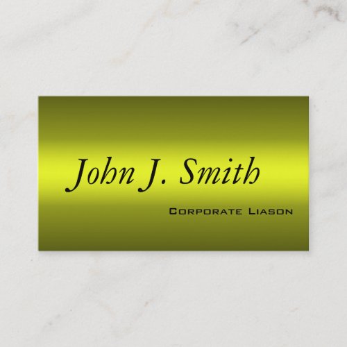 Shades of Gold Standard Business Cards