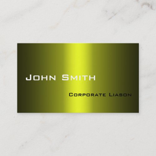 Shades of Gold Standard Business Cards