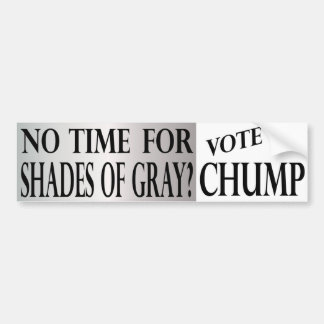 Shades of Gray anti-Trump bumper sticker