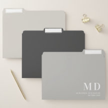 Shades of Gray Monogram