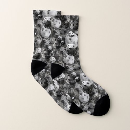 Shades of Gray Pickleball Socks