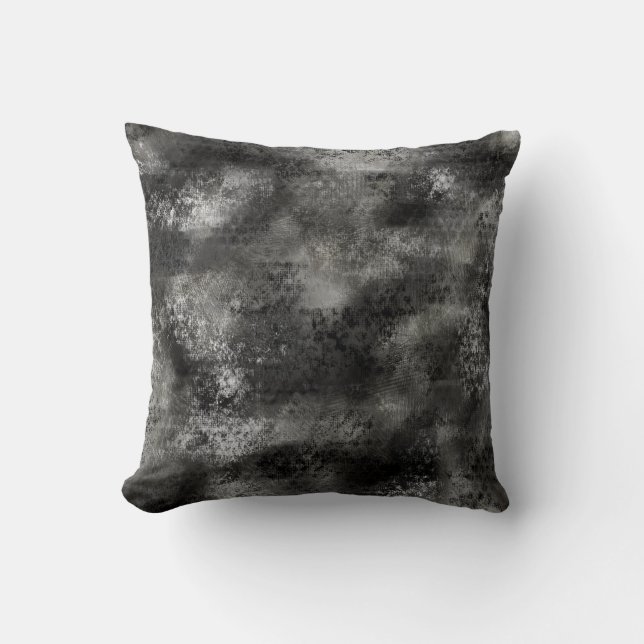 Shades of Gray Throw Pillow (Front)