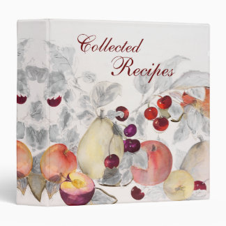Shades of Gray with Fruit Recipe Binder