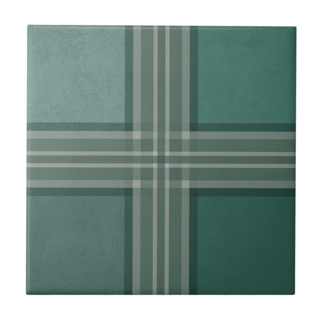 Shades of green ceramic tile (Front)