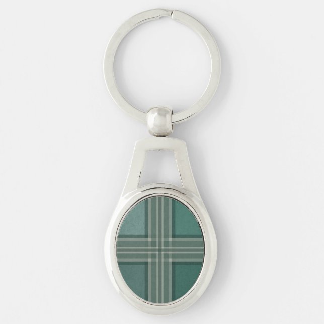Shades of green keychain (Front)