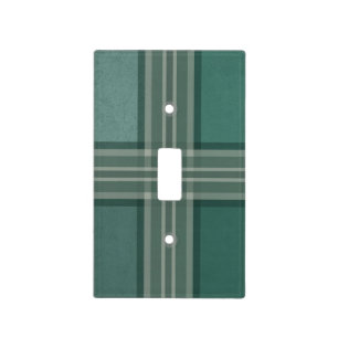 Shades of green light switch cover