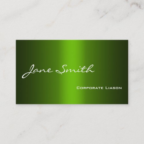 Shades of Green Modern Professional Business Cards