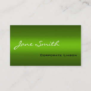 Shades of Green Modern Professional Business Cards