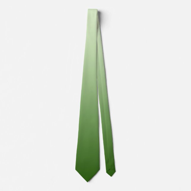 Shades of green  neck tie (Front)