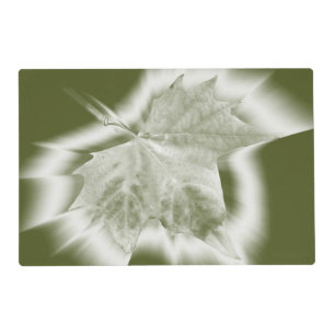 shades of green placemat