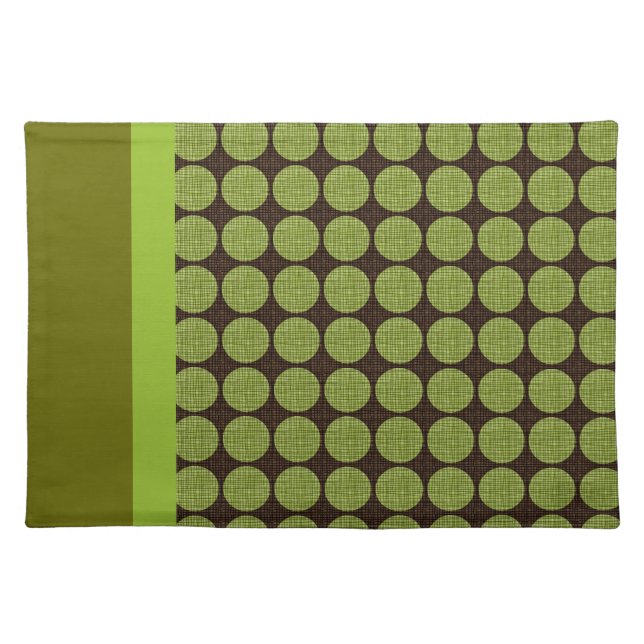 Shades of Green Placemats (Front)