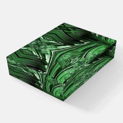   Shades of Green RECTANGULAR  Paperweight