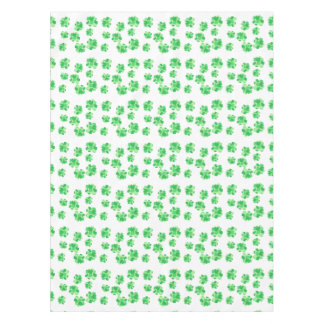 Shades of Green Shamrock of Shamrocks Table Cloth