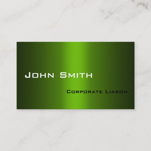 Customizable Shades of Green Standard Business Cards
