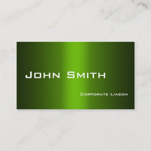 Customizable Shades of Green Standard Business Cards