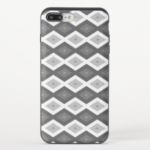 Shades of grey diamond pattern iPhone 8/7 plus slider case