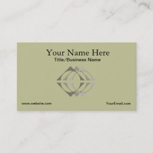 Shades of Grey Logo Business Card Template