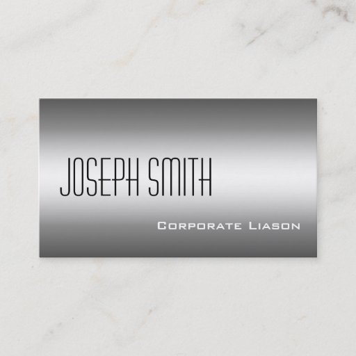 Customizable Shades of Grey Modern Professional Business Cards