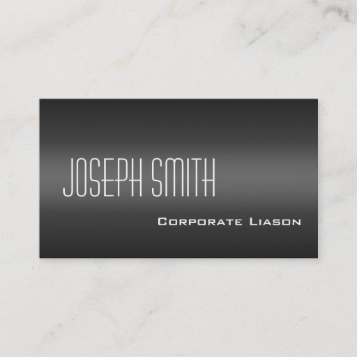 Customizable Shades of Grey Modern Standard Business Cards