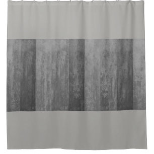 Shades of Grey Ombre Striped Shower Curtain