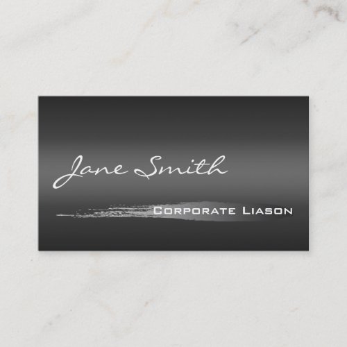 Shades of Grey Professional Standard Business Card