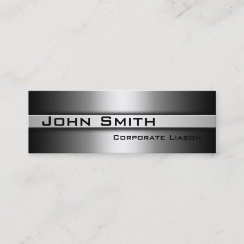 Shades of Grey Skinny Business Cards