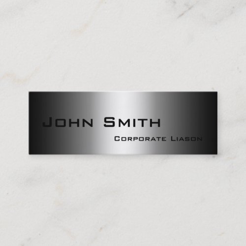 Shades of Grey Skinny Business Cards