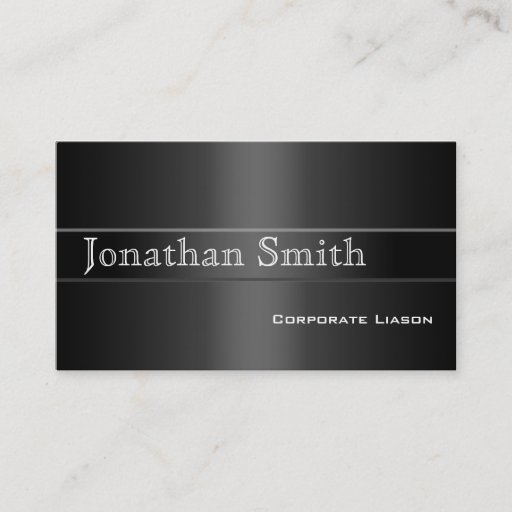 Customizable Shades of Grey Standard Business Cards