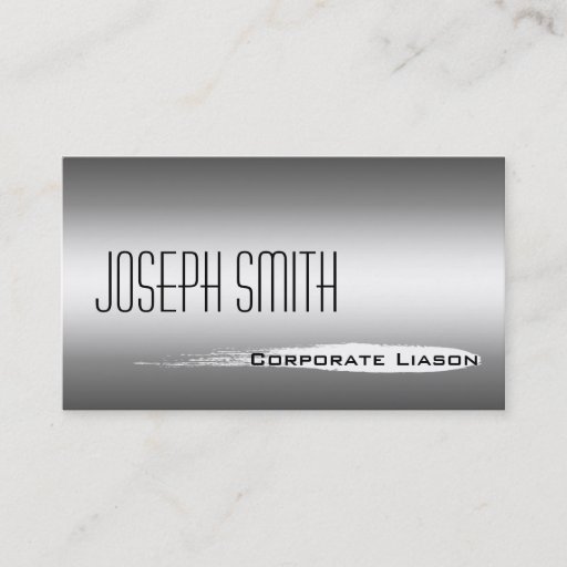 Customizable Shades of Grey Standard Business Cards