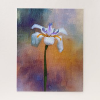 Shades Of Iris Jigsaw Puzzle by LivingLife at Zazzle