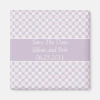 Shades of Lavender Save The Date Magnet