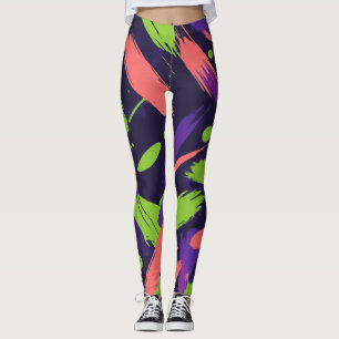 Shades of neon leggings