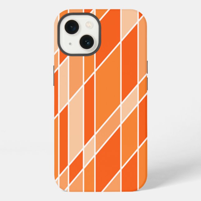 Shades of Orange Iphone Case (Back)