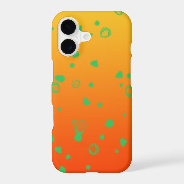 Shades Of Orange Iphone Case (Back)