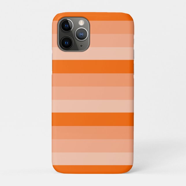 Shades of Orange Stripes  Case-Mate iPhone Case (Back)