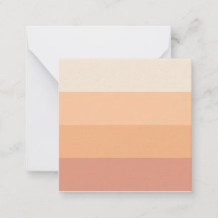 Shades of Peach Gradient Note Card