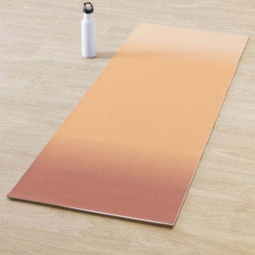 Shades of Peach Gradient Yoga Mat