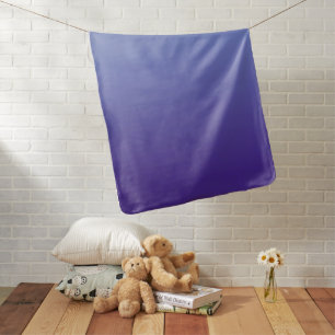 Shades of Periwinkle Violet to Blue Baby Blanket