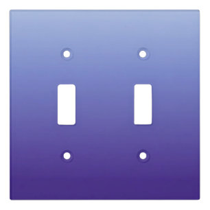 Shades of Periwinkle Violet to Blue Light Switch Cover