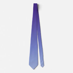 Shades of Periwinkle Violet to Blue Neck Tie