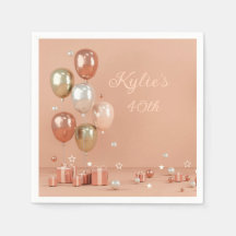 Shades of Pink Balloons 40th