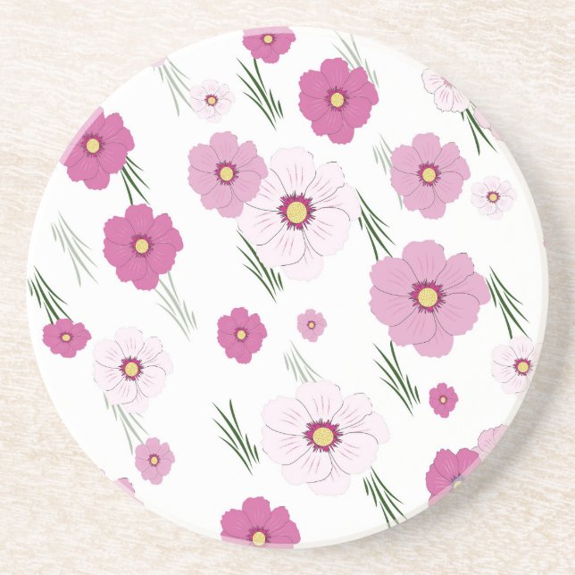 shades of pink bloomer coaster (Front)