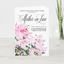 Shades of Pink Bouquet Valentine Mother-in-Law