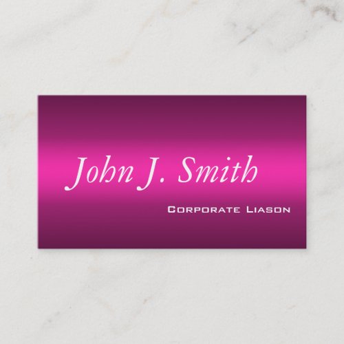 Shades of Pink Modern Standard Business Cards